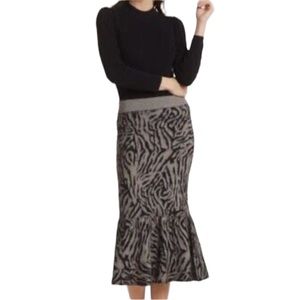 NWT Marie Oliver Jude jacquard skirt